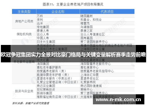 欧冠争冠集团实力全景对比豪门格局与关键变量解析赛季走势前瞻